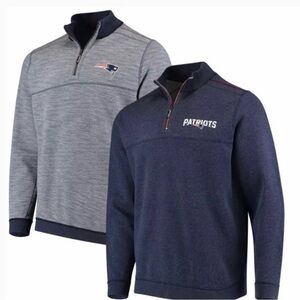 Tommy Bahama Reversible New England Patriots Quarter Zip